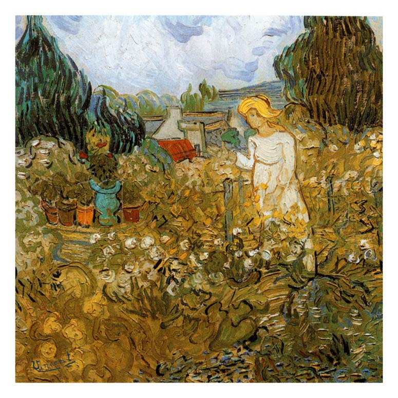 Marguerite Gachet Dans Son Jardin - Van Gogh Painting On Canvas